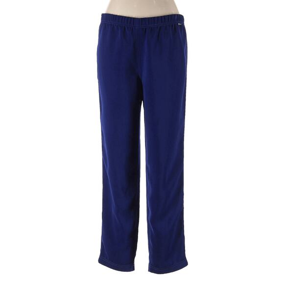 St. John Pull-on Casual Pants Elastic Waist Blue Polyester Medium VTG READ - Picture 1 of 5